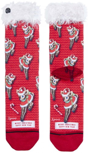 XPOOOS Xmas, red / white, EU - Socks - Main image