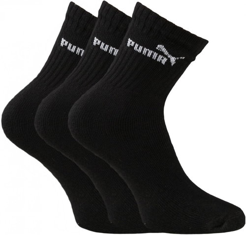 Puma Short Crew, Black/White, size EU 35-38 - Socks - Main image