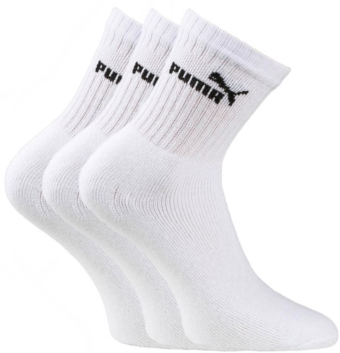 Puma Short Crew, White/Black, size EU 35-38 - Socks - Main image