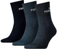 Puma Short Crew, black / blue, EU 35 - 38 - Socks
