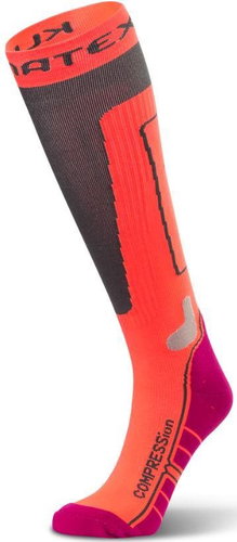 Klimatex ELI, orange / gray, EU 35 - 38 - knee socks - Main image