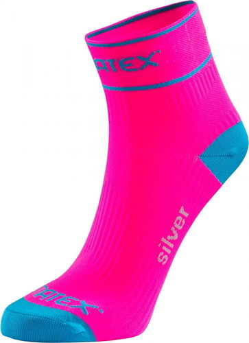 Klimatex LEVI, Pink/Blue, size EU 39-42 - Socks - Main image