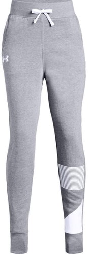Under Armour Rival Jogger, Grey/White, size XS - Sweatpants - Main image