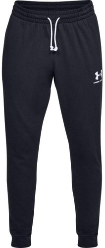 Under Armour Sportstyle Terry Jogger, Black/White, size M - Sweatpants - Main image