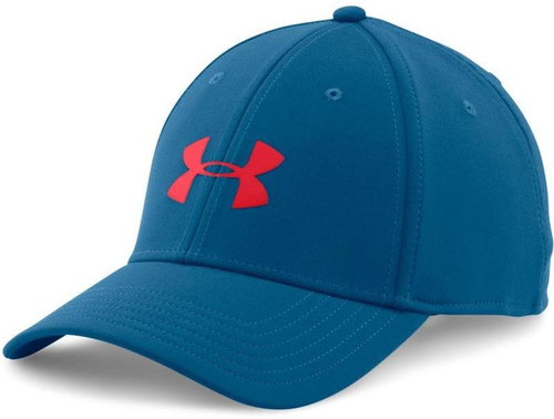 Under Armor Headline Stretch Fit, blue / red - Baseball Cap - Main image