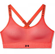 Under Armour Infinity MID Heather, Orange/Black, size M - Bra