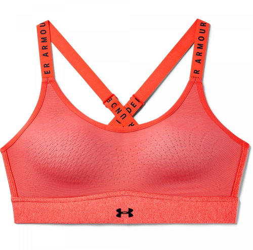 Under Armour Infinity MID Heather, Orange/Black, size M - Bra - Main image