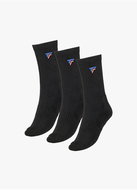 Tecnifibre Socks, 3 Pairs, Black, size EU 40-45 - Socks
