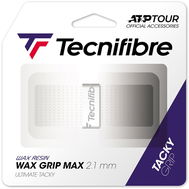 Tennis Racket Grip Tape Tecnifibre Wax Grip Max white - Omotávka na raketu