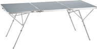 Tectake Jumbo with handle 180 × 70 × 70 cm, silver - Camping Table