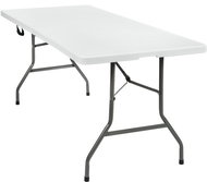 Aluminium folding camping table 80 × 60 × 68 cm grey - Camping Table