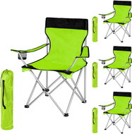4 Camping chairs green - Camping Armchair