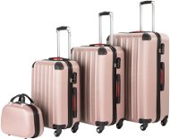 Cestovné kufre Pucci súprava 4 ks ružová zlatá - Sada kufrov