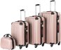 Cestovní kufry Pucci sada 4 ks růžová zlatá - Case Set