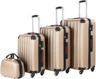 Cestovní kufry Pucci sada 4 ks champagne - Case Set