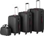 Cestovné kufre Pucci súprava 4 ks čierne - Sada kufrov