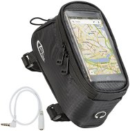 Držiak na smartfón s taškou 20,5 × 10 × 10,5 cm čierna - Taška na bicykel