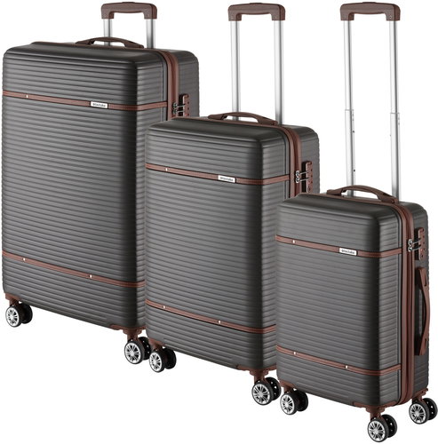 TecTake Madison, 13-piece, TSA lock, anthracite - Case Set - Main image