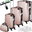 Scale - set of 4 - pink - gold