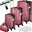 Scale - set of 4 - burgundy