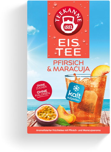 Teekanne Ice Tea Peach-Passion Fruit 18 × 2.5g - Iced Tea - Main image