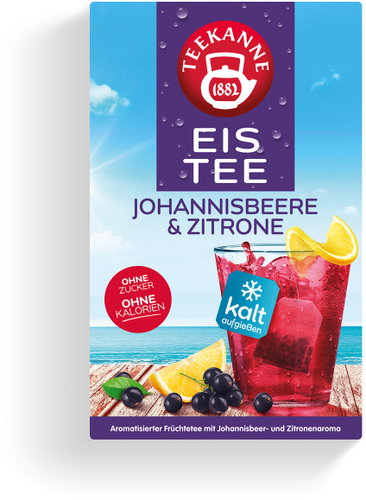 Teekanne Ice Tea Blackcurrant & Lemon 18 × 2.5g - Iced Tea - Main image