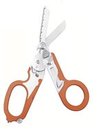 PRONETT XJ5382 Multifunctional folding scissors 6 in 1 brown - Tape Scissors