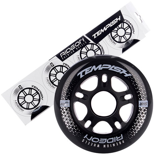 TEMPISH Rideon 80 × 24 85 A set of 4 wheels, black - Inline Skate Wheels - Main image