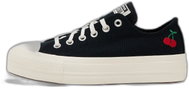 Converse Chuck Taylor All Star Lift Platform Cherries Black/ Egret/ Red, EU 40 / 255 mm - Sneakers
