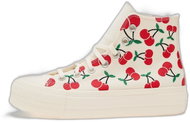Converse Chuck Taylor All Star Lift Platform Cherries Egret/ Red/ Green, EU 36.5 Hi / 230 mm - Tenisky