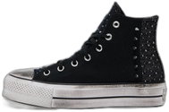 Converse Chuck Taylor All Star Lift Platform Chrome Black/ Silver/ Black, EU 38 Hi / 245 mm - Tenisky