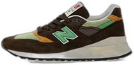 New Balance 998 Made in USA Brown/ Green, EU 45 / 290 mm - Tenisky