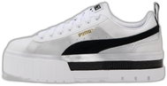 Puma Mayze Leather Wn's Puma White-Puma Black, EU 38 / 240 mm - Sneakers