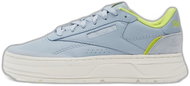 Reebok Club C Double Geo Grey/ Chalk/ Acid Yellow, EU 38 / 245 mm - Sneakers