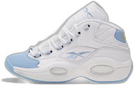 Reebok Question Mid Soft White/ Flux Blue/ Toxic Yellow, EU 44.5 / 290 mm - Sneakers