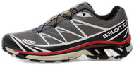 Salomon XT-6 Pewter/ Black/ Aurora Red, EU 48 / 305 mm - Tenisky