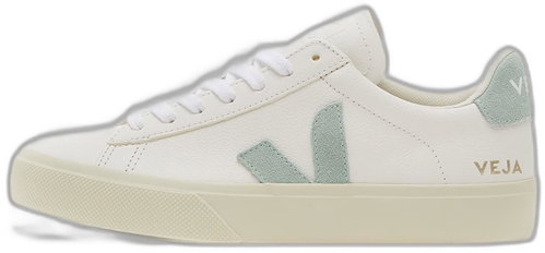 Veja W Campo Chromefree Extra White/ Matcha, EU 36 / 220 mm - Sneakers - Main image