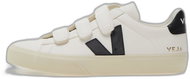 Veja W Recife Logo Chromefree Leather Extra White/ Black, EU 38 / 240 mm - Sneakers