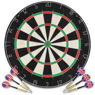 Professional sisal dartboard with 6 darts - Target