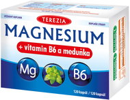 TEREZIA Magnesium + vitamin B6 and lemon balm 120 capsules - Dietary Supplement