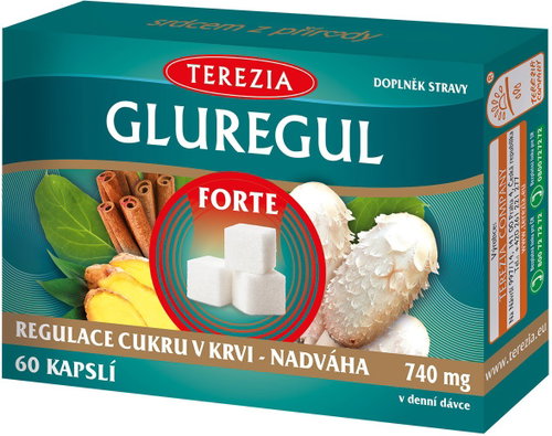 TEREZIA Gluregul Forte 60 capsules - Dietary Supplement - Main image