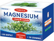 TEREZIA MAGNESIUM + vitamin B6 a meduňka 120 + 30 kapslí - Magnesium