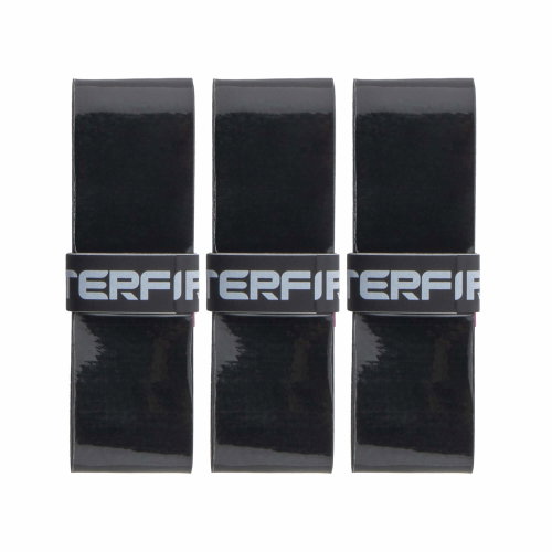 TERFIRE TF-Progrip-3-BK Grip Set, 3 pieces, Progrip black - Tennis Racket Grip Tape - Main image