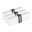 TF-Progrip-3-WH Grip Set, 3 pcs Progrip white