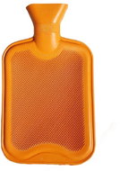 Adonis Rubber Hot Water Bottle, Orange - Heat Pad