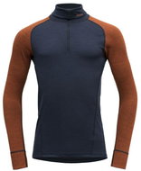 Devold Duo Active merino 205 z. neck man, flame/ink S - Thermal Underwear