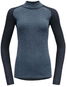 Devold Kvitegga merino 230 cross neck wmn, ink  - Termoprádlo