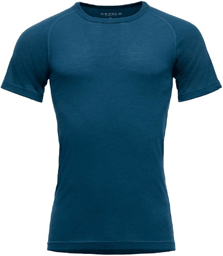 DEVOLD Lauparen Merino 190 Base Tee Man, Flood, L - Termoprádlo - Hlavní obrázek