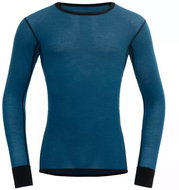 Devold wool mesh 190 shirt man flood/caviar - Thermal Underwear