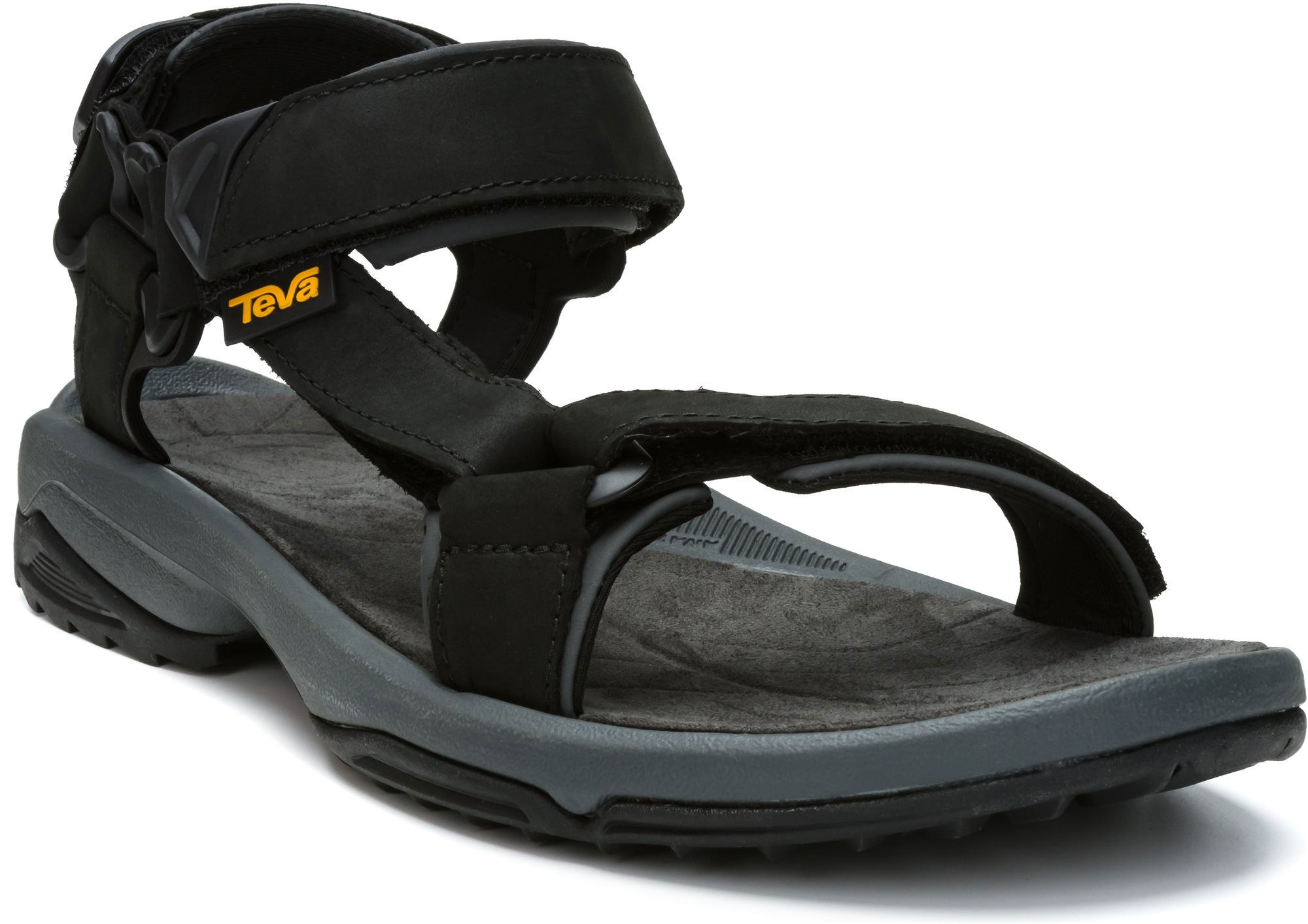 Teva Terra Fi Lite Leather Black Sandals Alza.cz